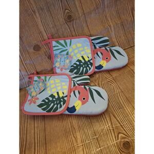 Pot Holder & Oven Mitt Set(SKU759)